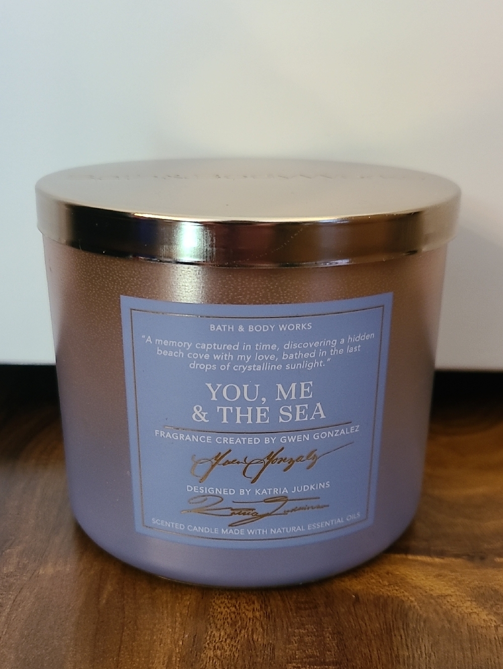 YOU, ME & THE SEA 3 Wick Candle Bath And Body Works